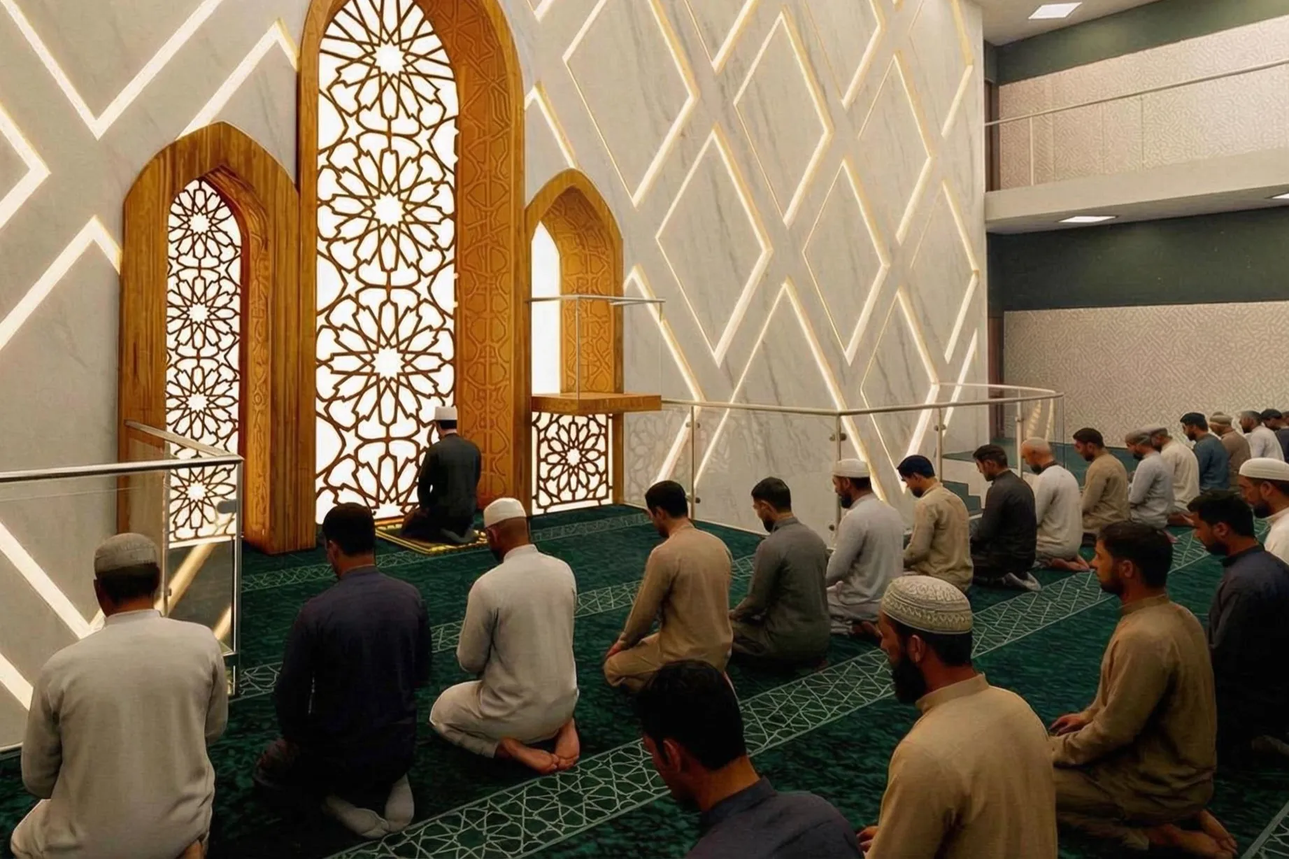 مكان صلاة يرحّب بمن يجد طريقه إلى الله كل يوم