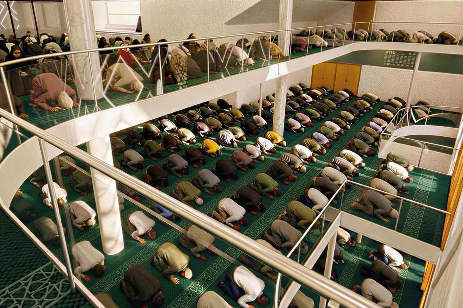 مكان صلاة يرحّب بمن يجد طريقه إلى الله كل يوم